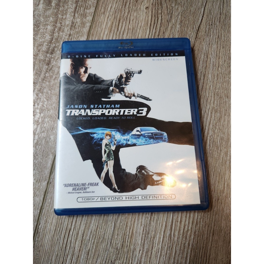 Transporter 3 (2 Blu-ray Discs) Free Shipping-Used